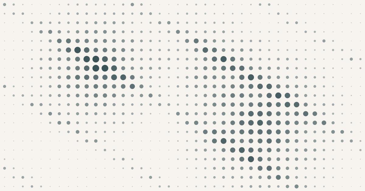 Dots shifting between loose clusters and ordered patterns