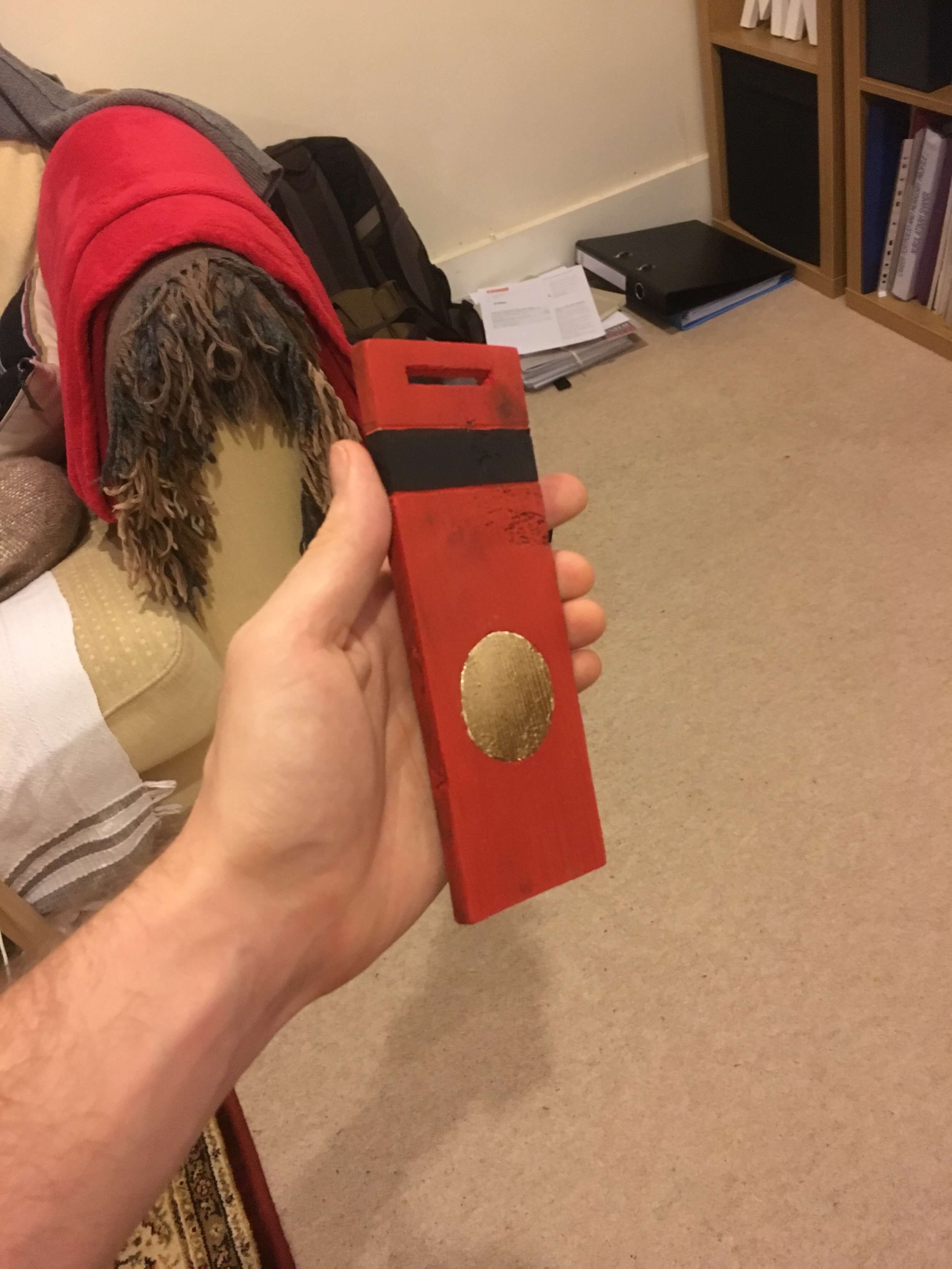 Holding the finished token