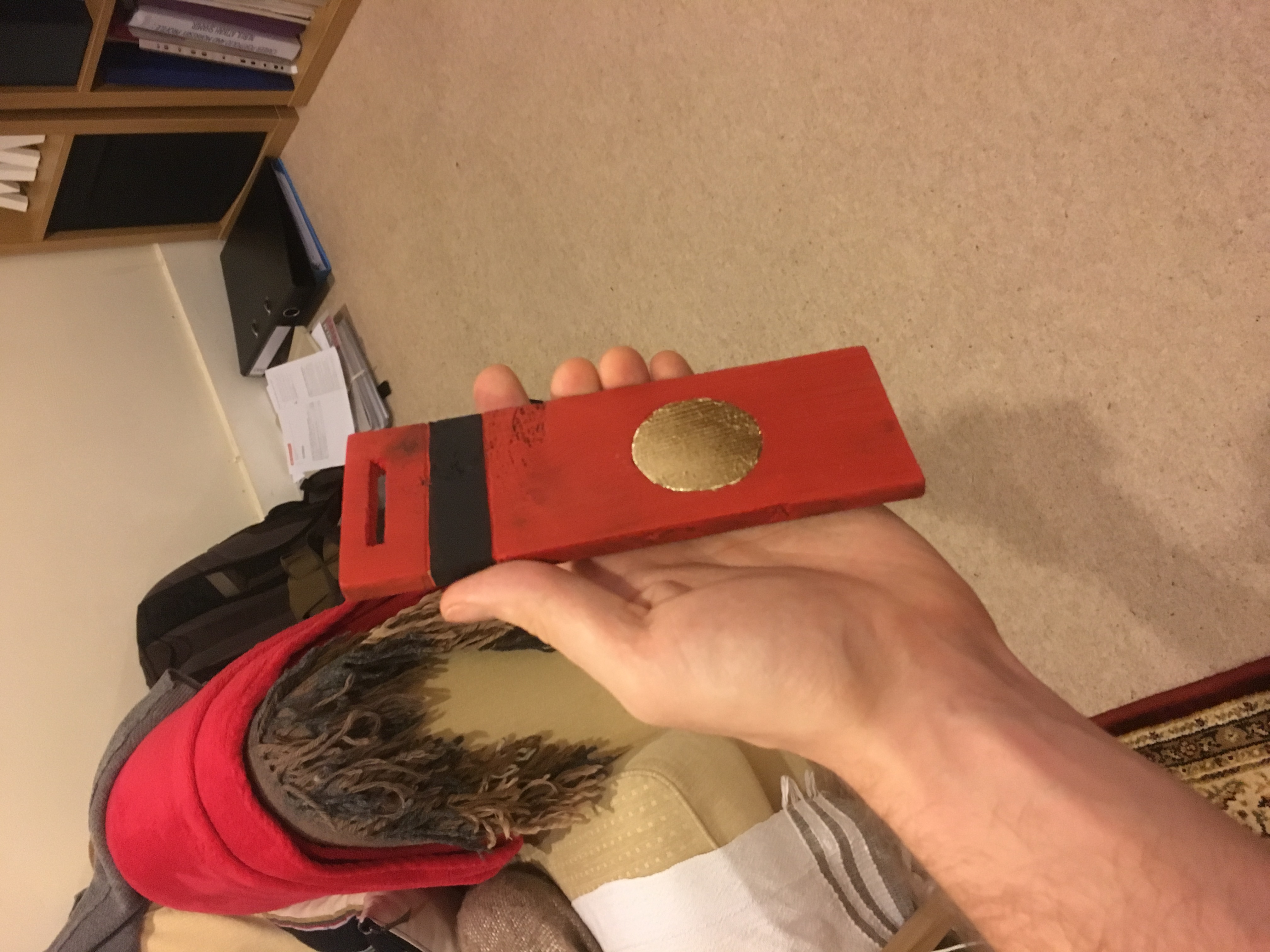 Holding the finished token